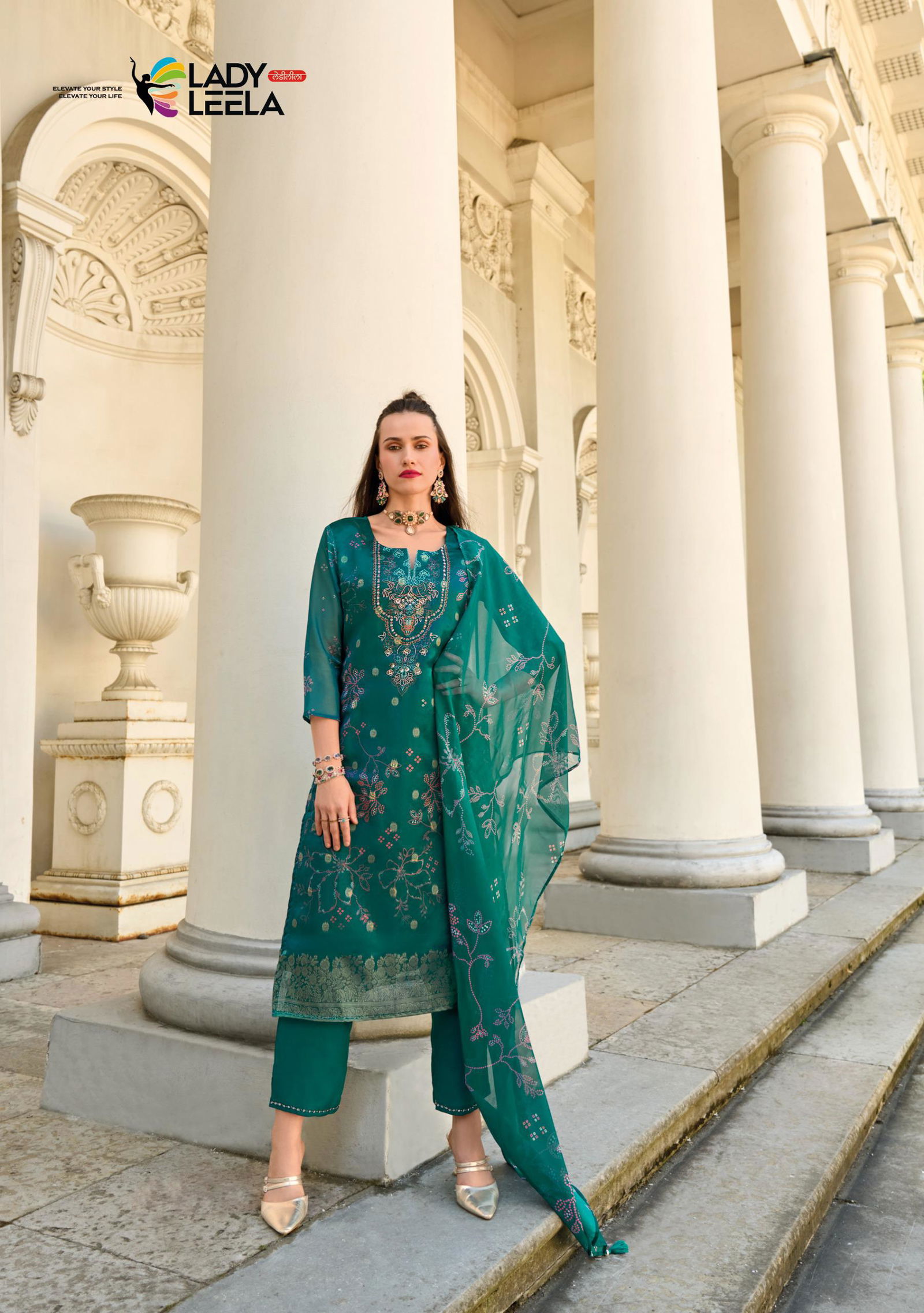 Qurbat By Lady Leela Viscose Designer Readymade Suits Wholesale Price In Surat